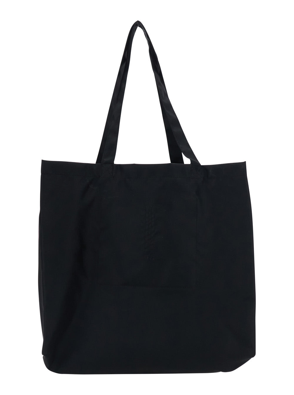Black Fabric Tote Bag Nylon Polyurethane Shoulder