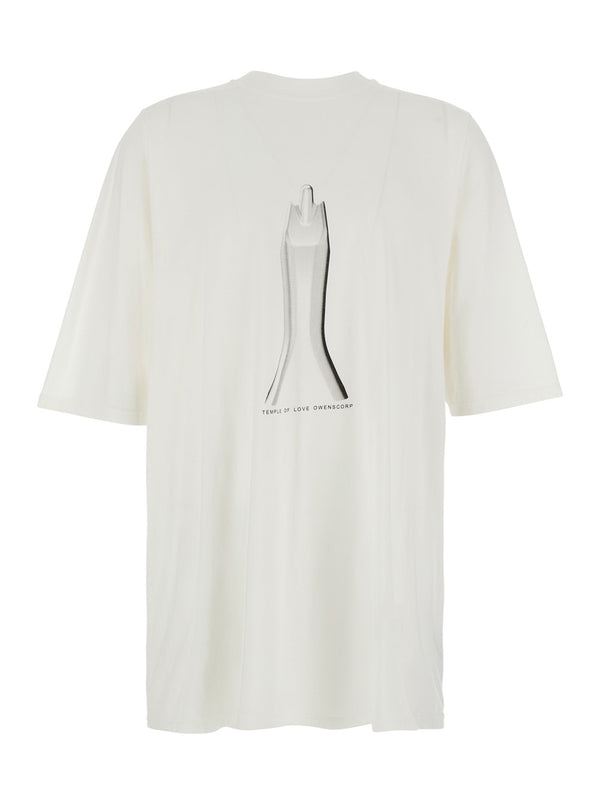 T-Shirt Crew Neck White Cotton T-shirts