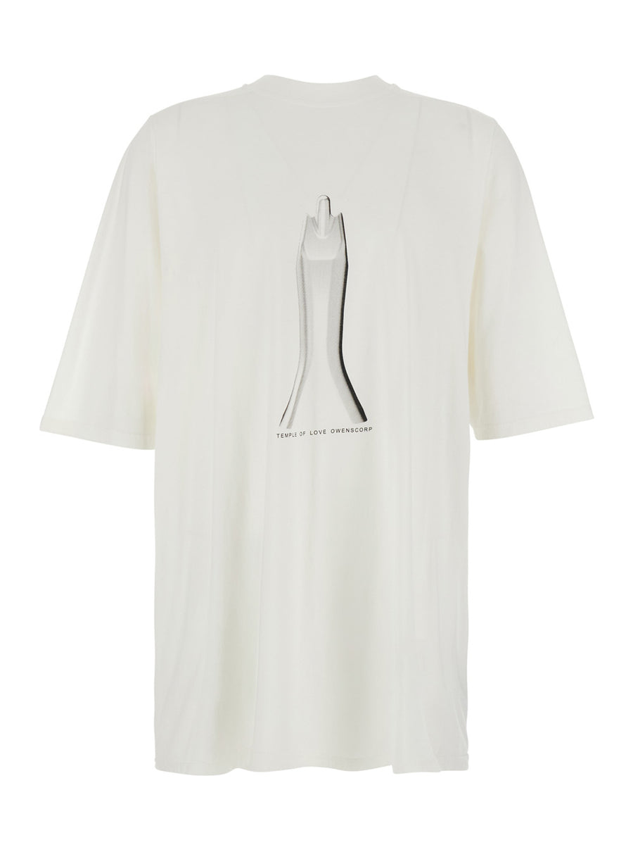 T-Shirt Crew Neck White Cotton T-shirts