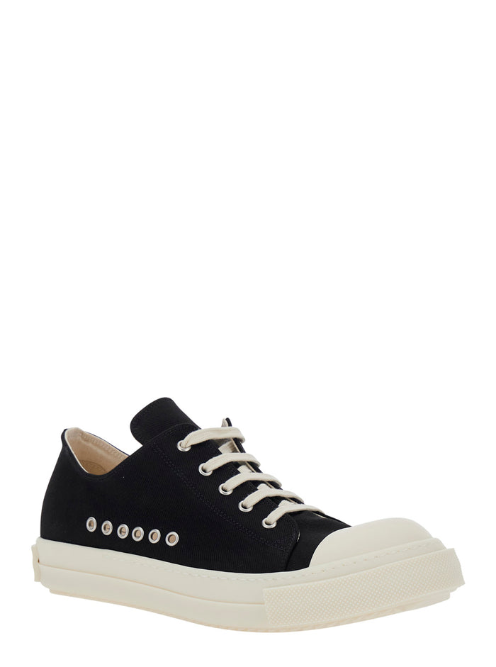 SCARPE IN DENIM EXTREME LOW Black Cotton Sneaker