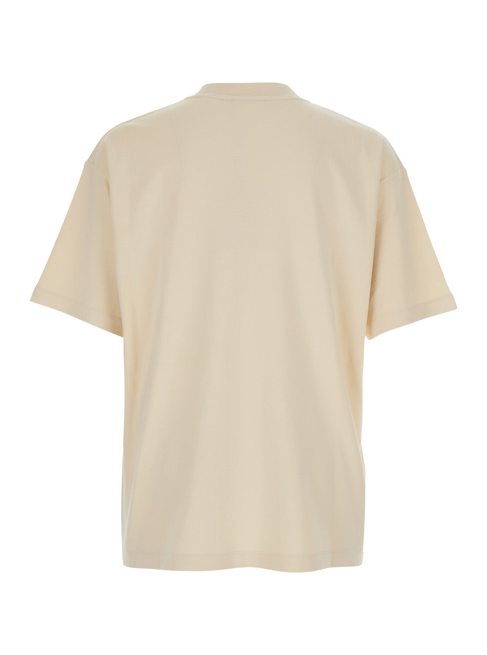 T-Shirt Le Slogan Classique Beige with Front Print for Men Cotton Tshirts And Polo Shirts