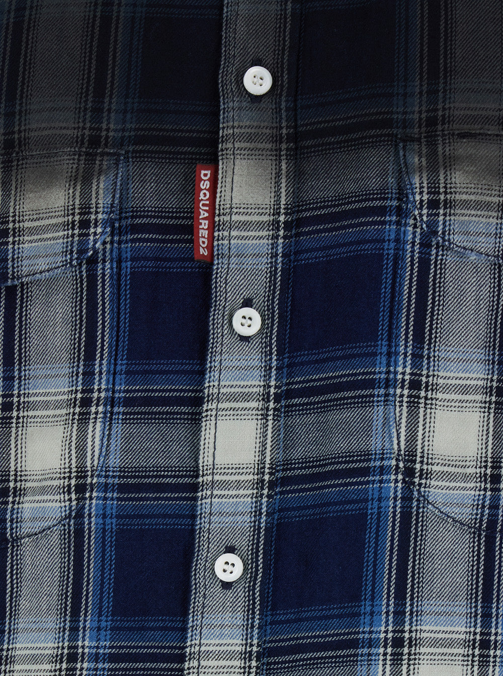 Shirt S74DM0993D35206001F Multicolor with Faded Effect in Cotton Men And Blouses