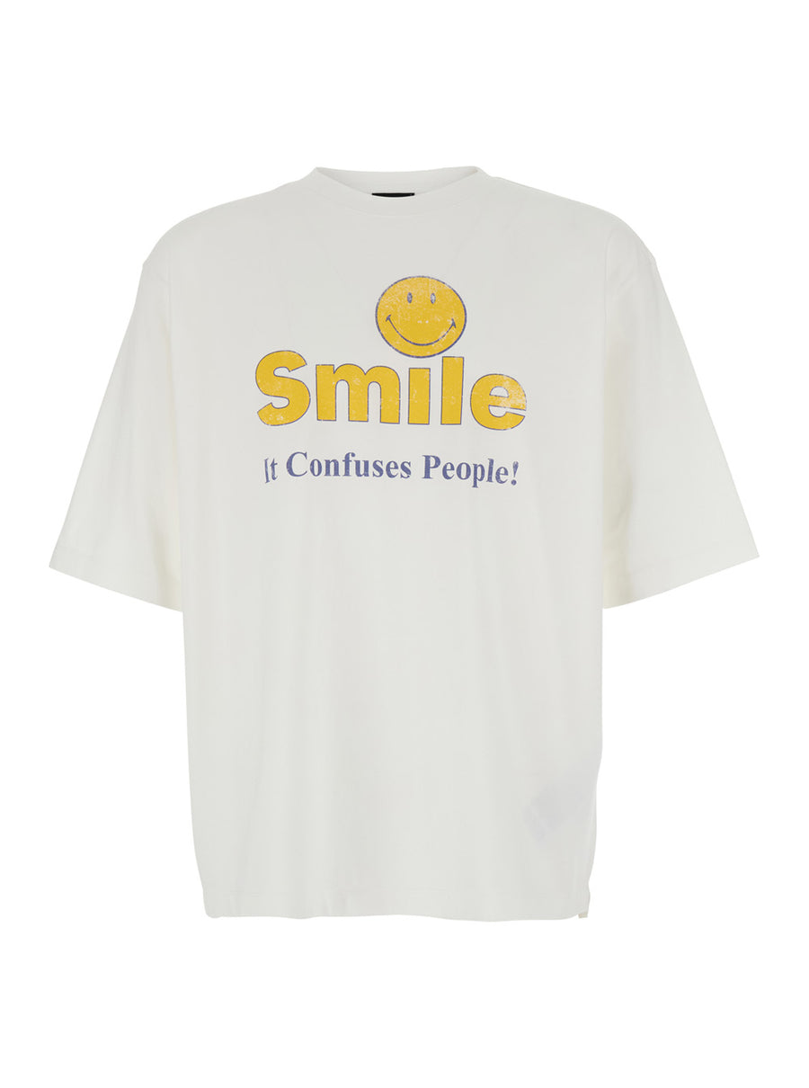 Crew Neck T-Shirt White Cotton T-shirts