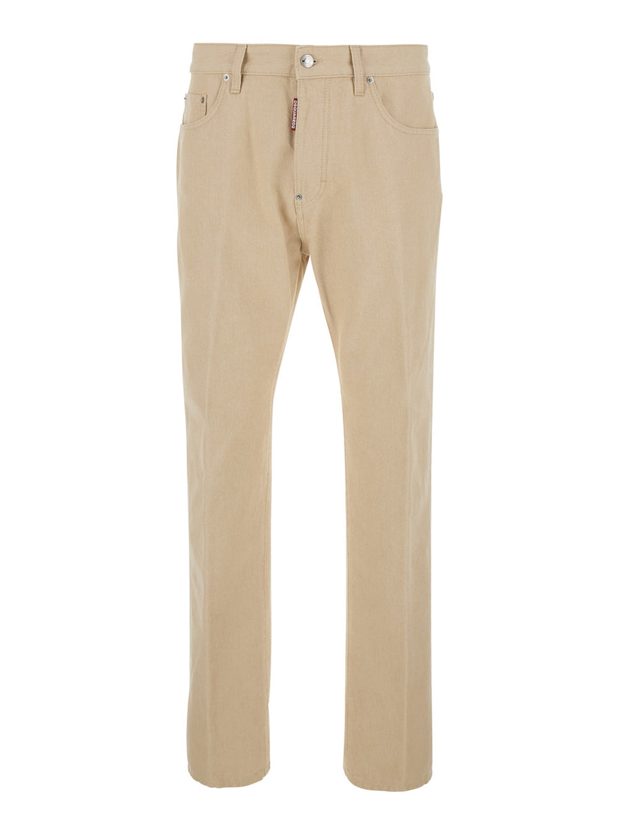 Jeans 642 Beige Cotton