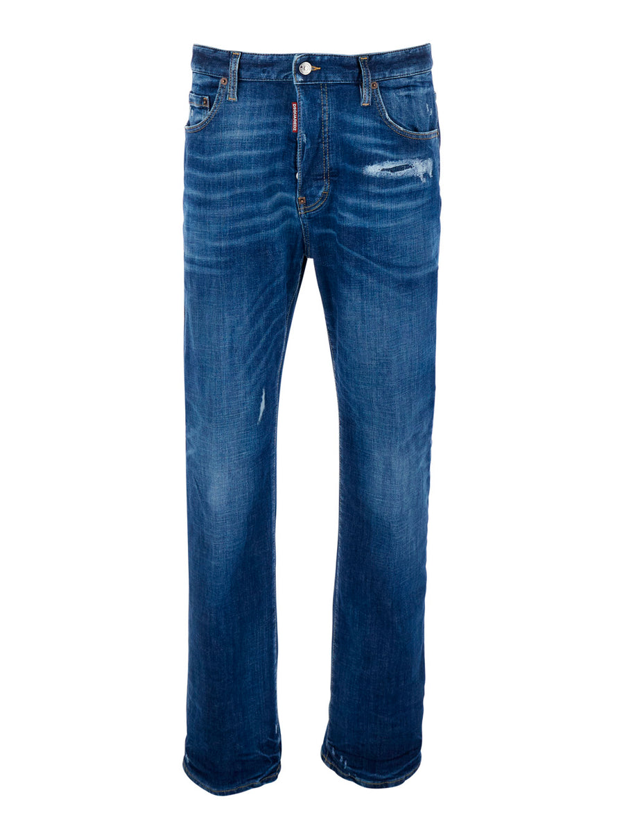Jeans Blue Denim Cotton