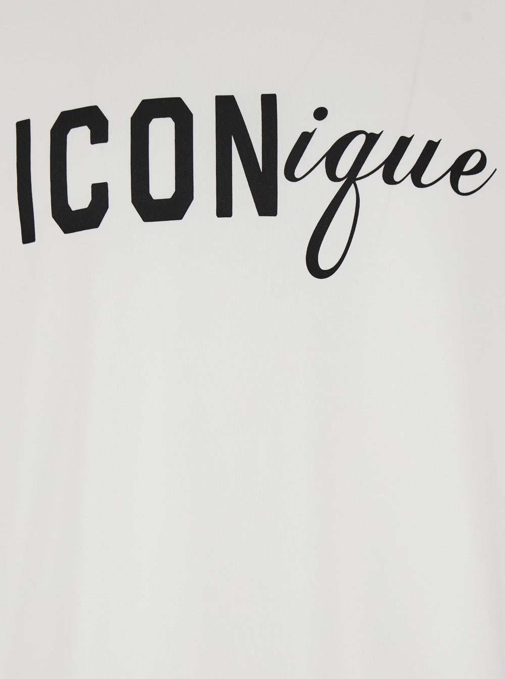 White T-Shirt with Raised Collar and Maxi Logo on the Front in Cotton for Men Tshirts Polo Shirts
