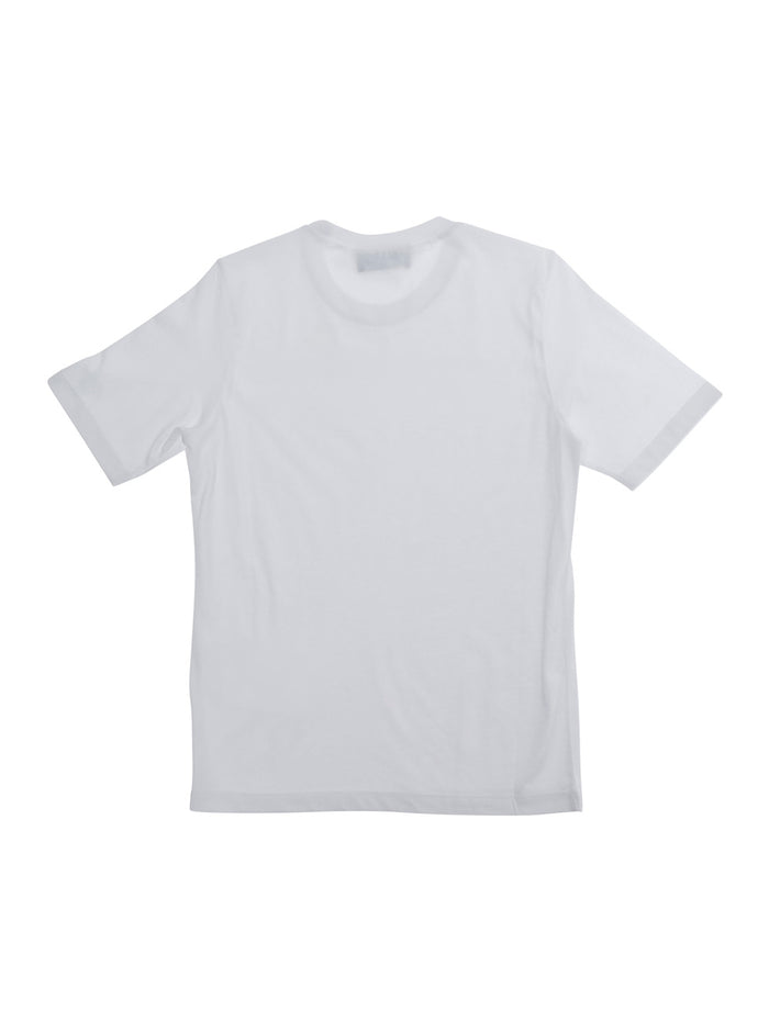 White RENNY FIT T-Shirt with Logo on the Front in Womens Cotton Tshirts And Polo Shirts