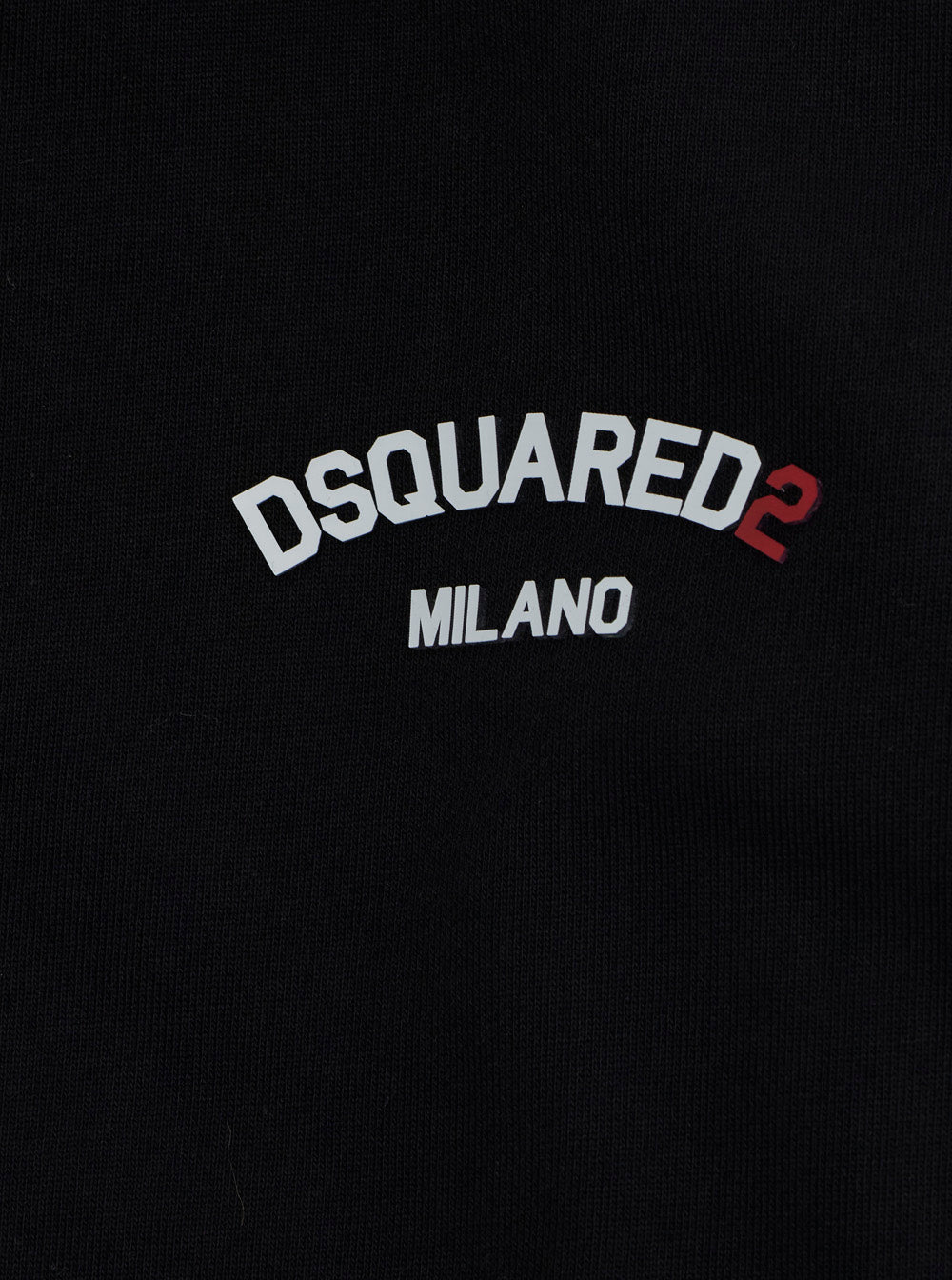 Black Sweatshirt UNISEX SLOUCH FIT SWEAT-SHIRT with Logo on the Front in Cotton for Men Sweatshirts