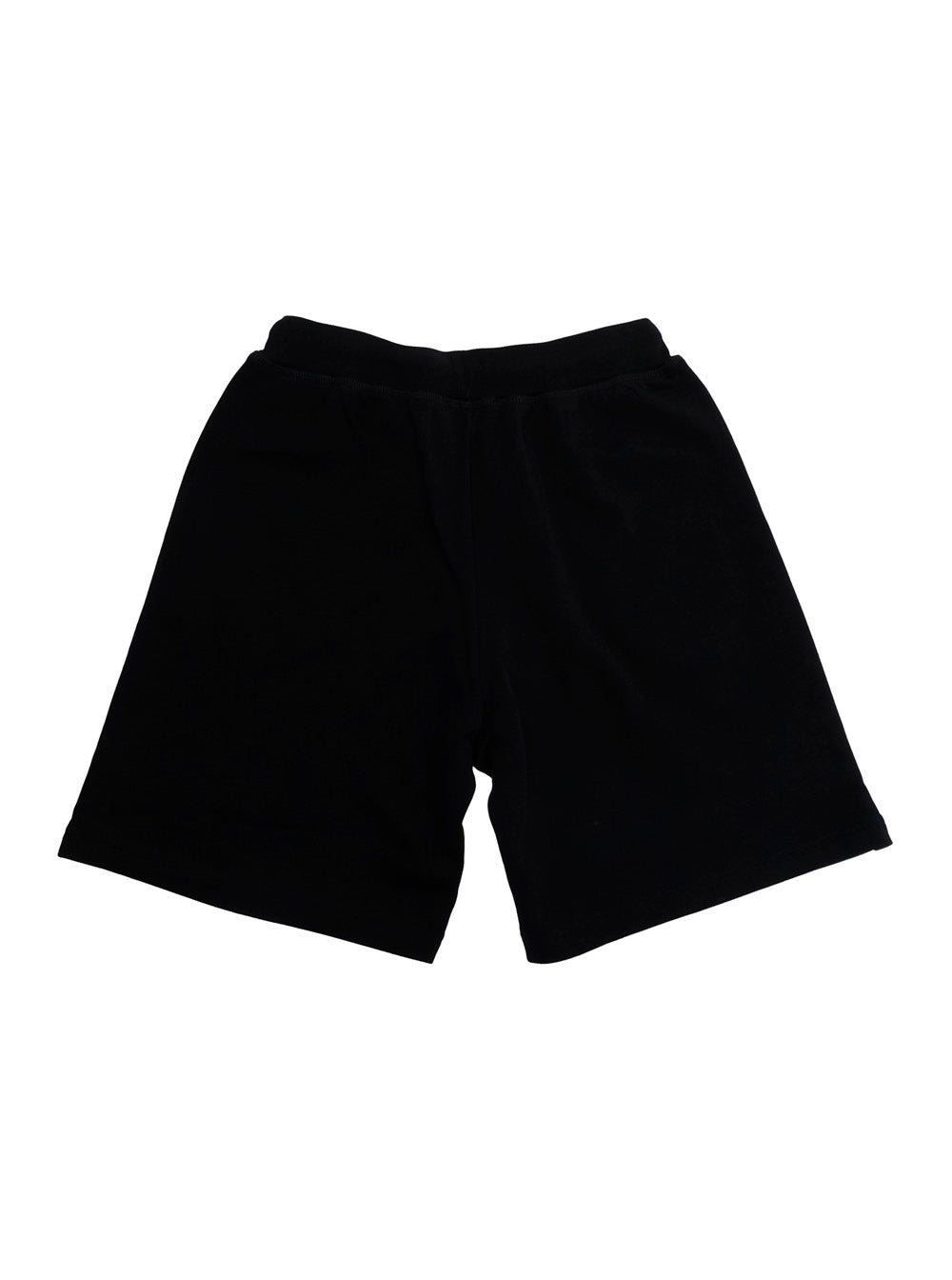 UNISEX OVER SHORTS Black with Contrast Details in Cotton for Men And Bermuda