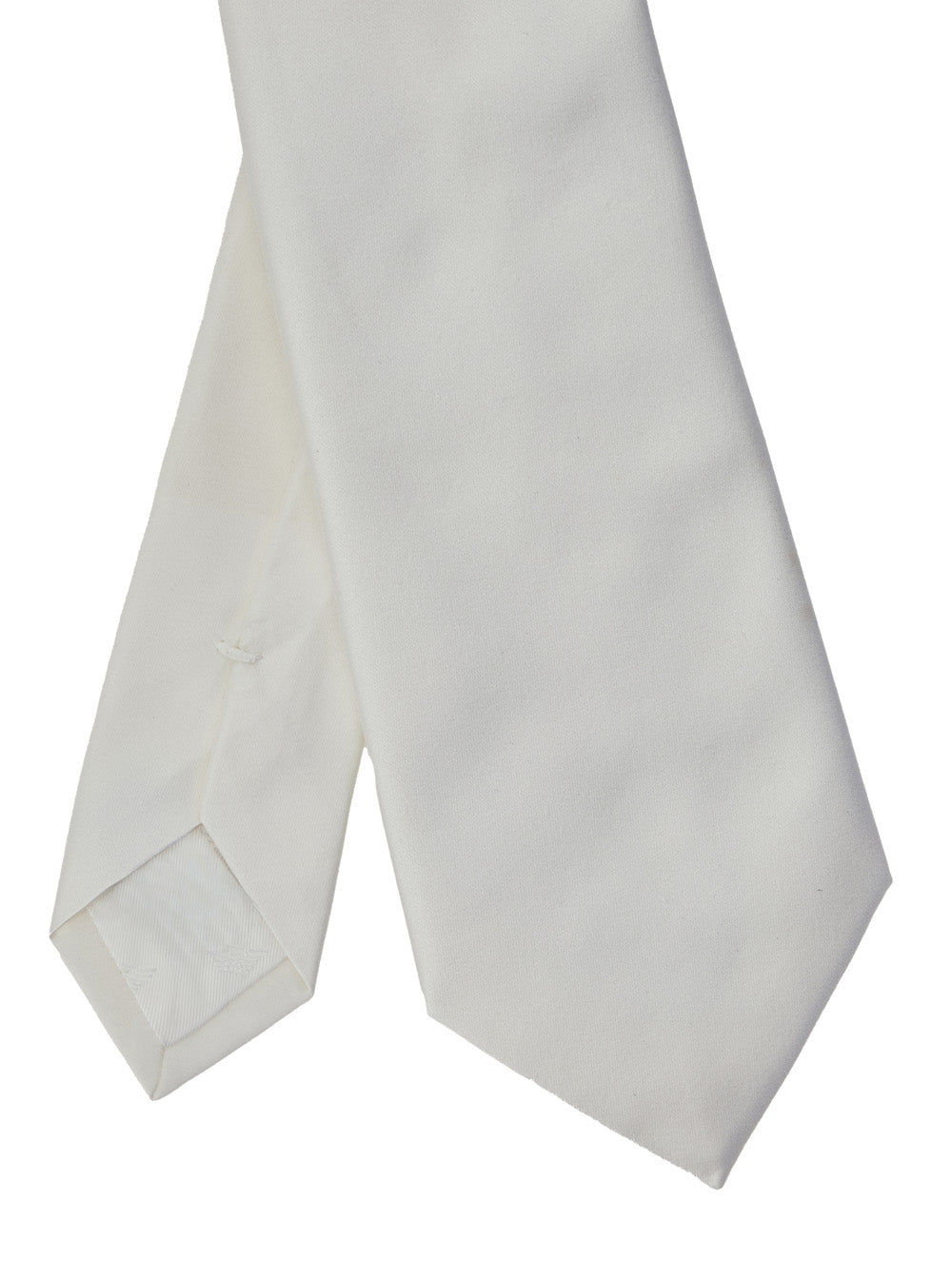 White Silk Tie with Rear Closure Man Papillon And Ties