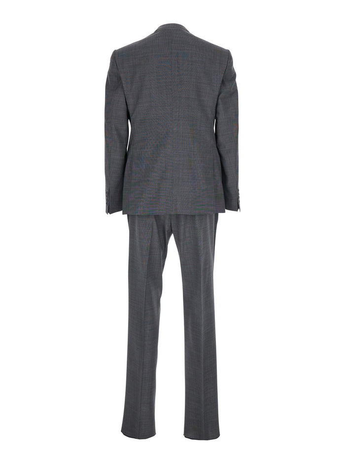 Black Suit with Slim Fit Jacket and Trousers Suits