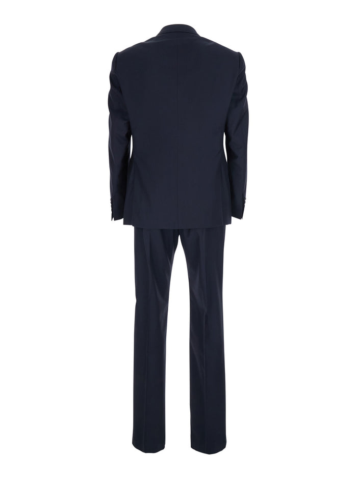 Blue Suit with Jacket and Trousers Blu Suits