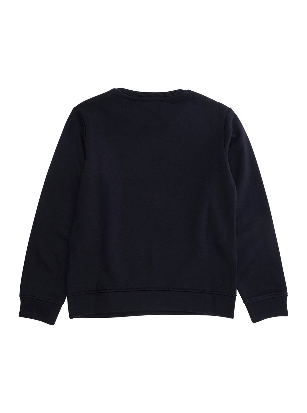 Blue Crewneck Sweatshirt With Logo On The Front Modal And Cotton Blend Boy Blu Sweatshirts