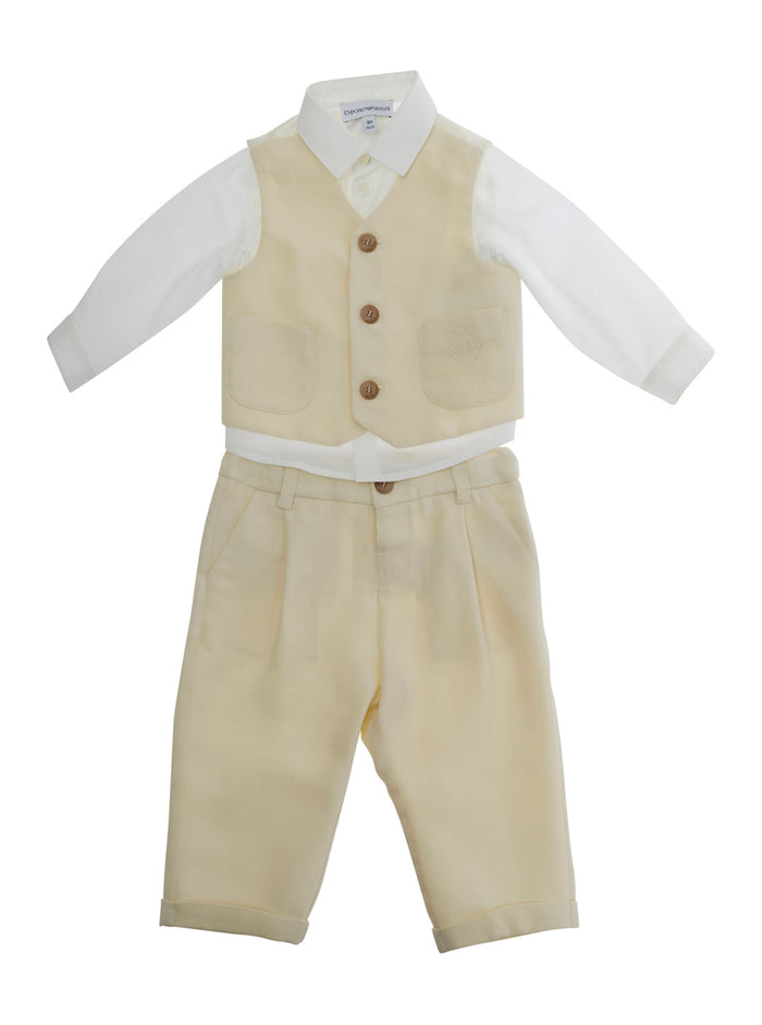 SET TOP + BELOW White Cotton for Women Viscose Suits