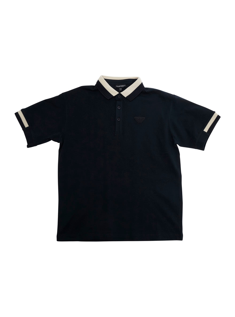 Blue T-Shirt with Round Neck in Cotton for Men Blu Elastane Tshirts And Polo Shirts