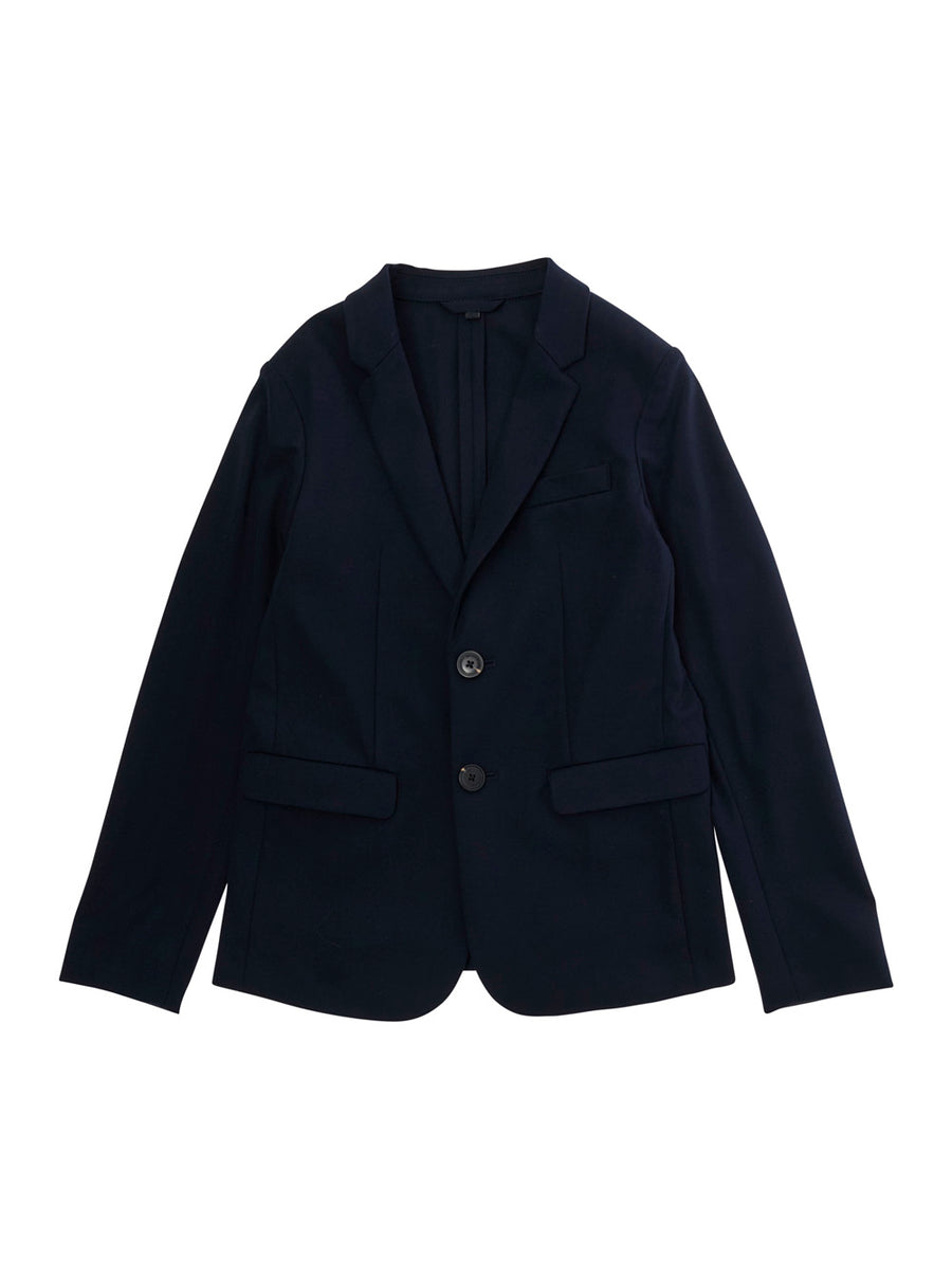 Kids Jacket Blue Viscose Blend Blazers