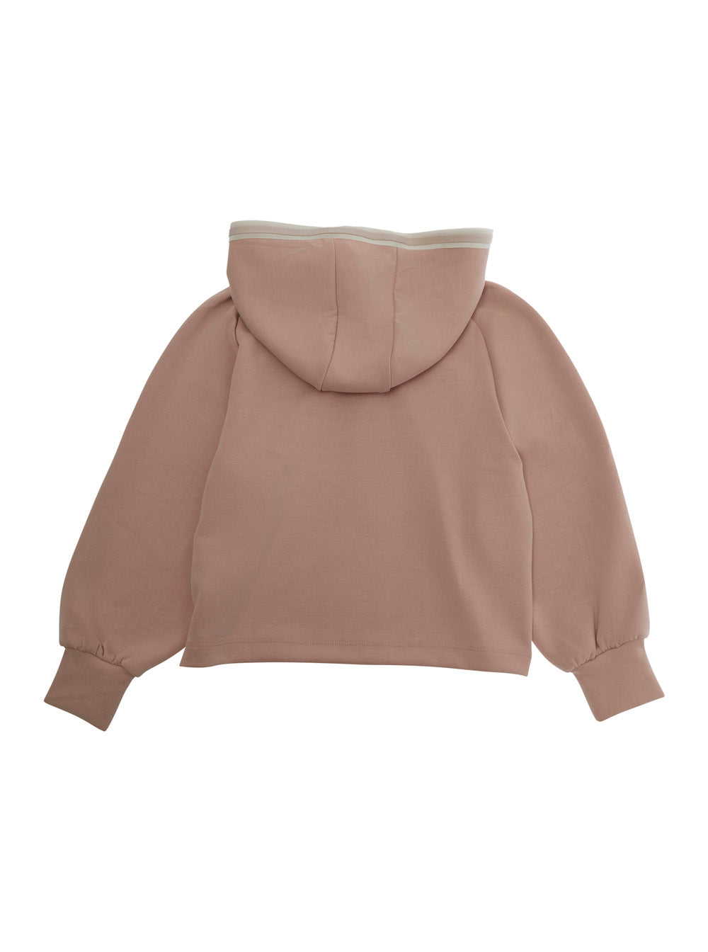 Sweatshirt EG000633AF16133U4133 Pink with Long Sleeves and Fixed Hood in Modal Polyester Blend for Women Elastane Sweatshirts