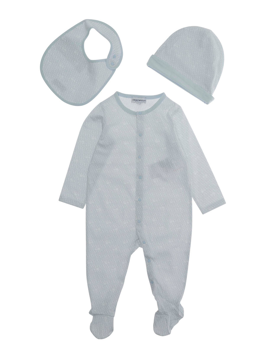 Coordinated Set Light Blue Cotton Tracksuit Sets
