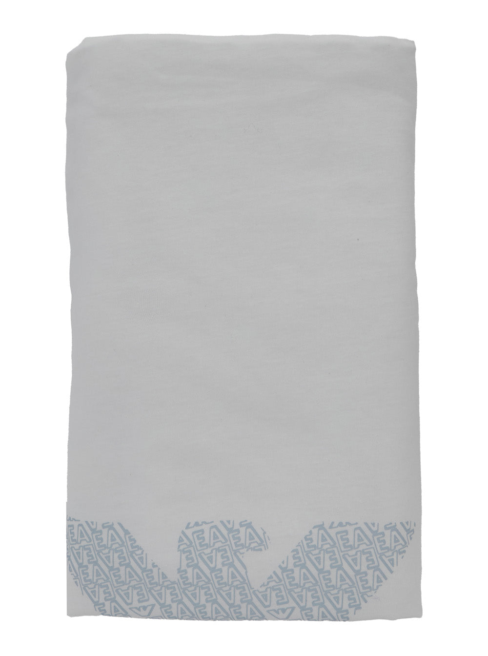 Blue Logo Blanket with on the Front in Cotton for Women Light Blankets