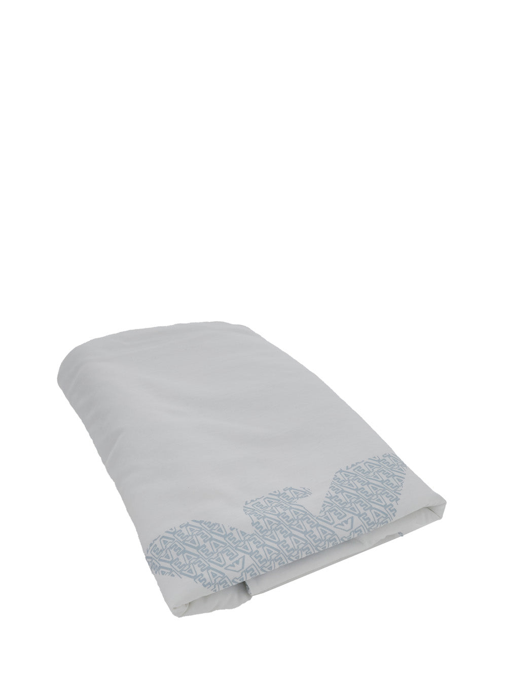 Blue Logo Blanket with on the Front in Cotton for Women Light Blankets