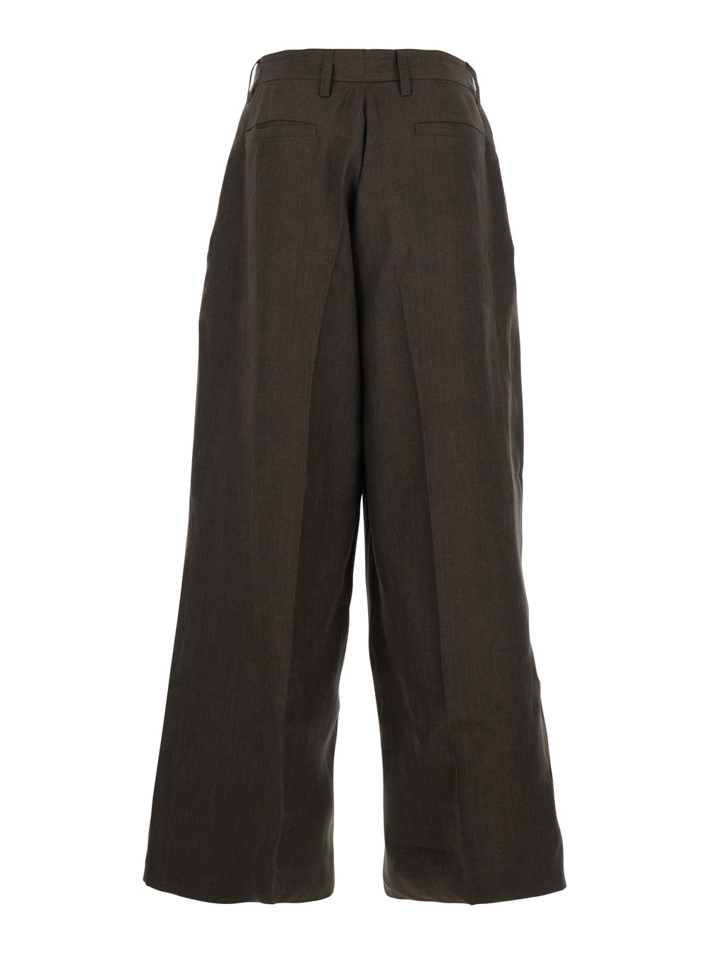 Brown Linen Pants with Two Side Pockets for Men Trousers