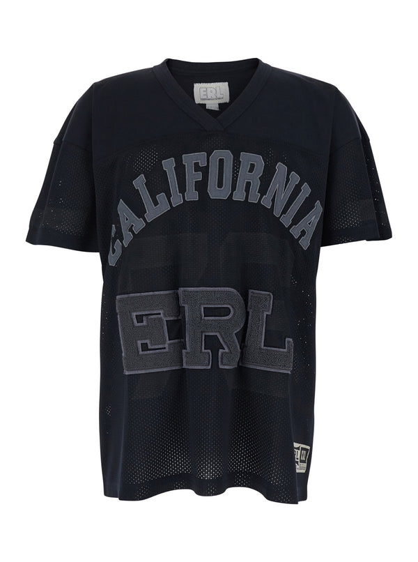 T-Shirt V-Neck Black Cotton T-shirts