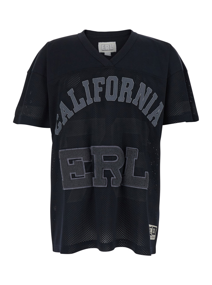 T-Shirt V-Neck Black Cotton T-shirts