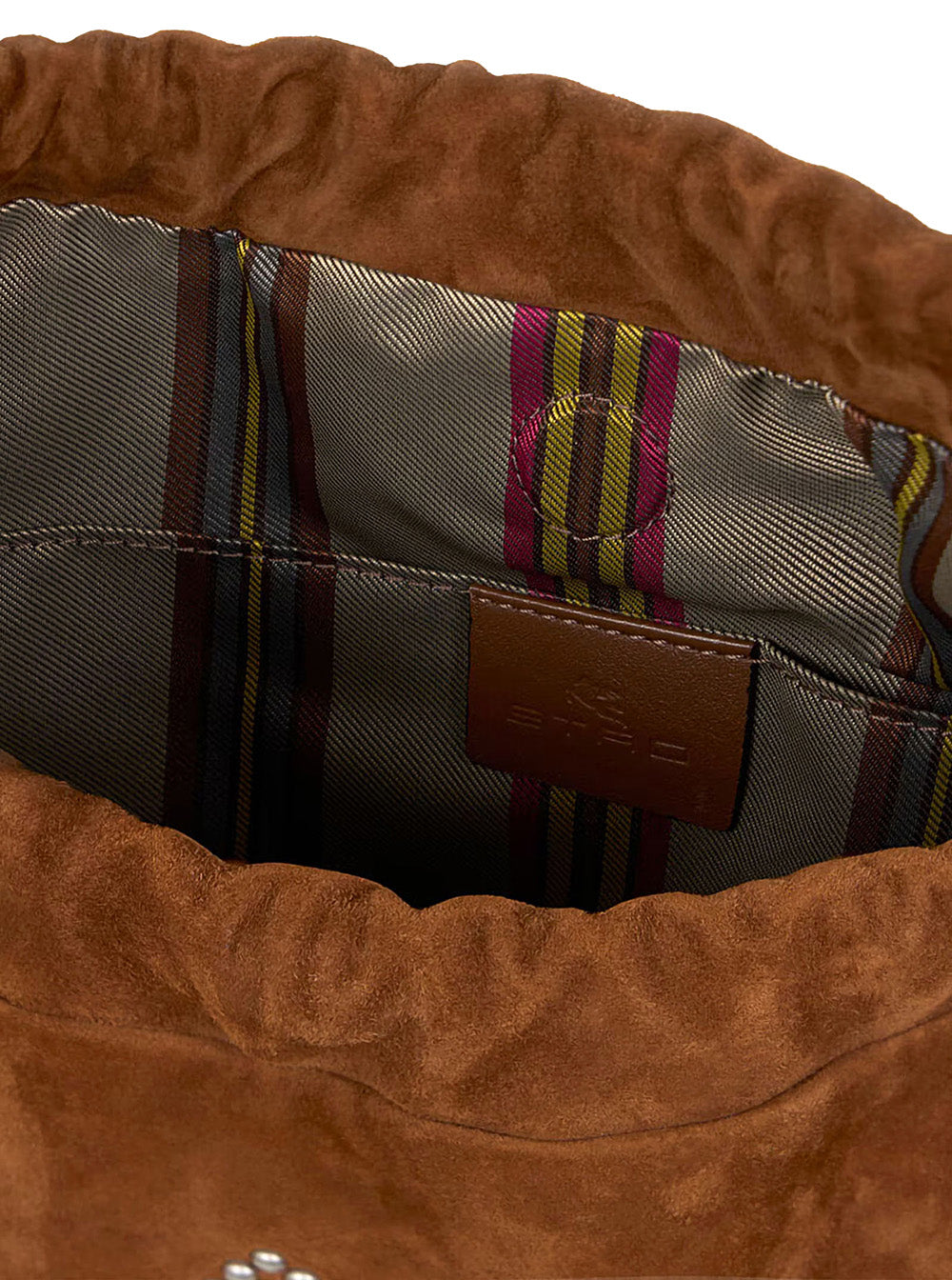 Shoulder Bag FRINGED with Brown Leather Fringes for Women Goat