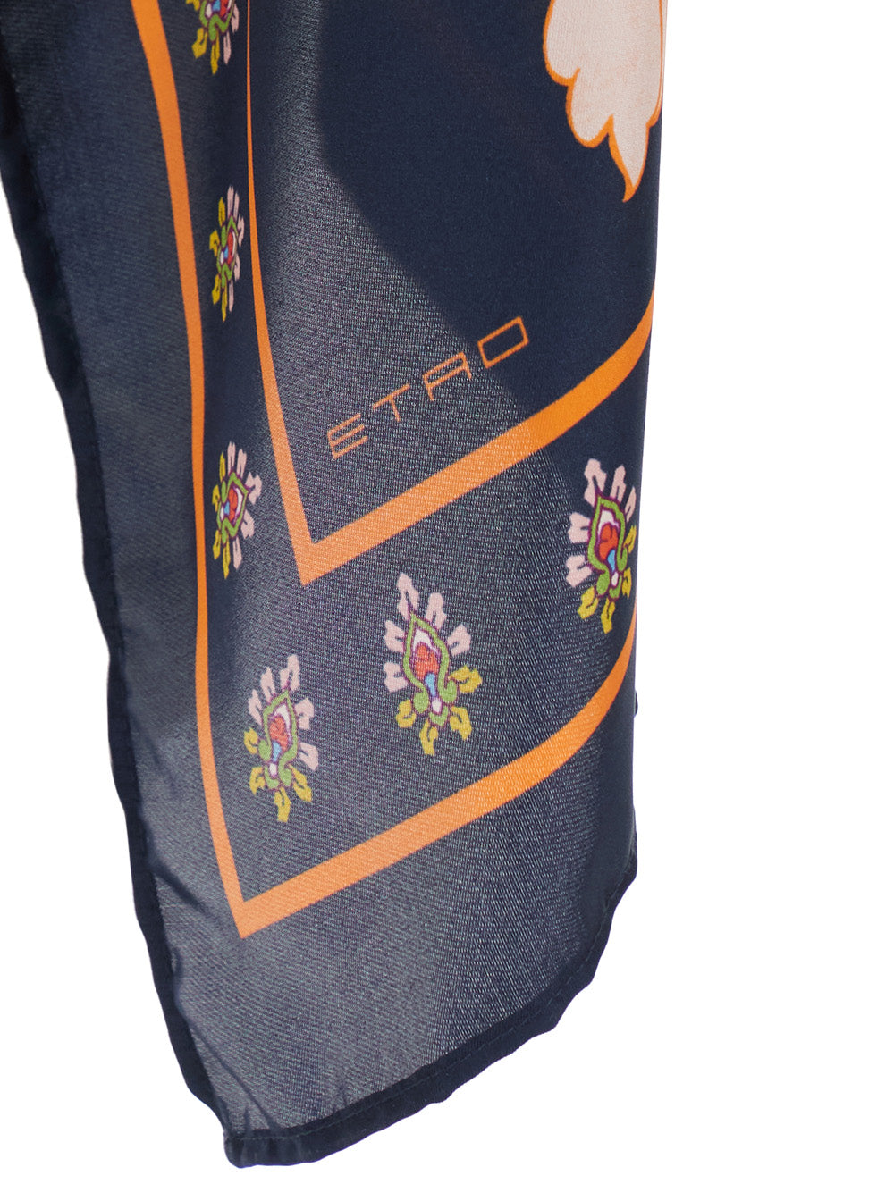 PRINTED GILET Multicolor Silk Womens Scarfs And Foulards