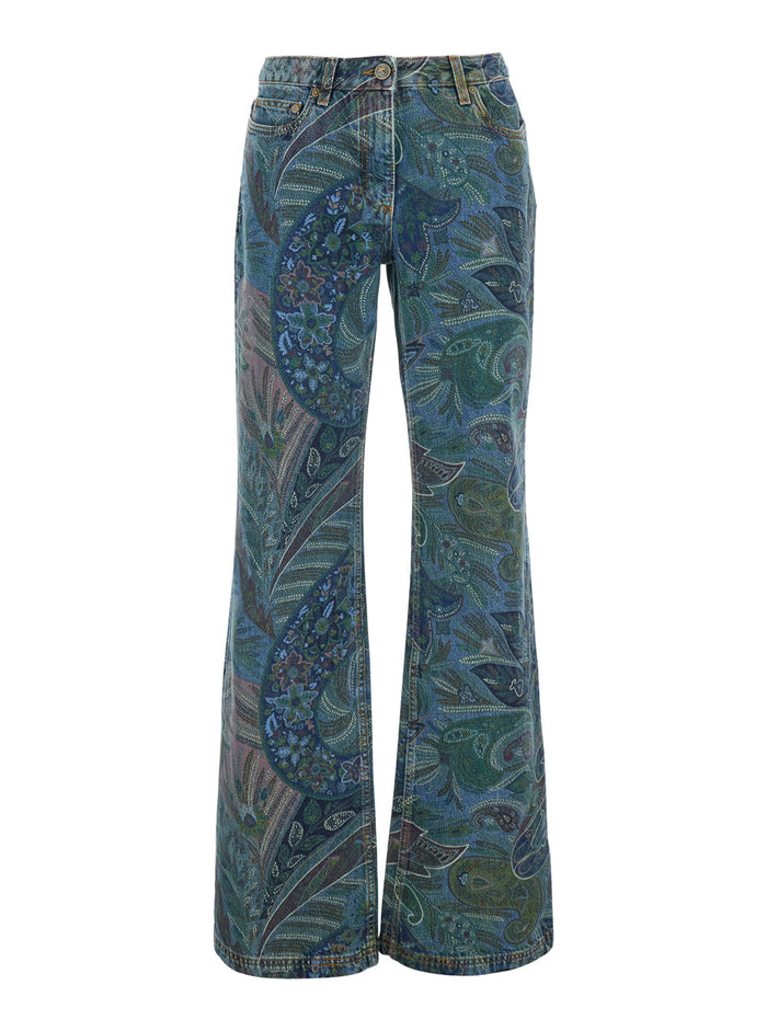 Multicolor Womens Denim Jeans Cotton