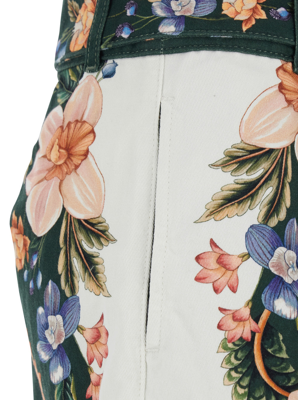 BERRY GARDEN TWILL SHORTS Multicolor And Bermuda
