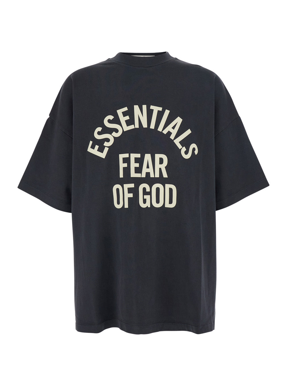 Black T-Shirt Campus 90s Short Sleeve Tee Essentials With Sleeves And Round Neck In Cotton For Men Tshirts Polo Shirts