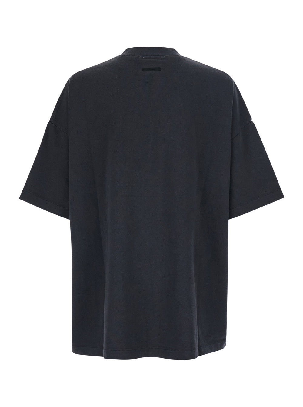 Black T-Shirt Campus 90s Short Sleeve Tee Essentials With Sleeves And Round Neck In Cotton For Men Tshirts Polo Shirts