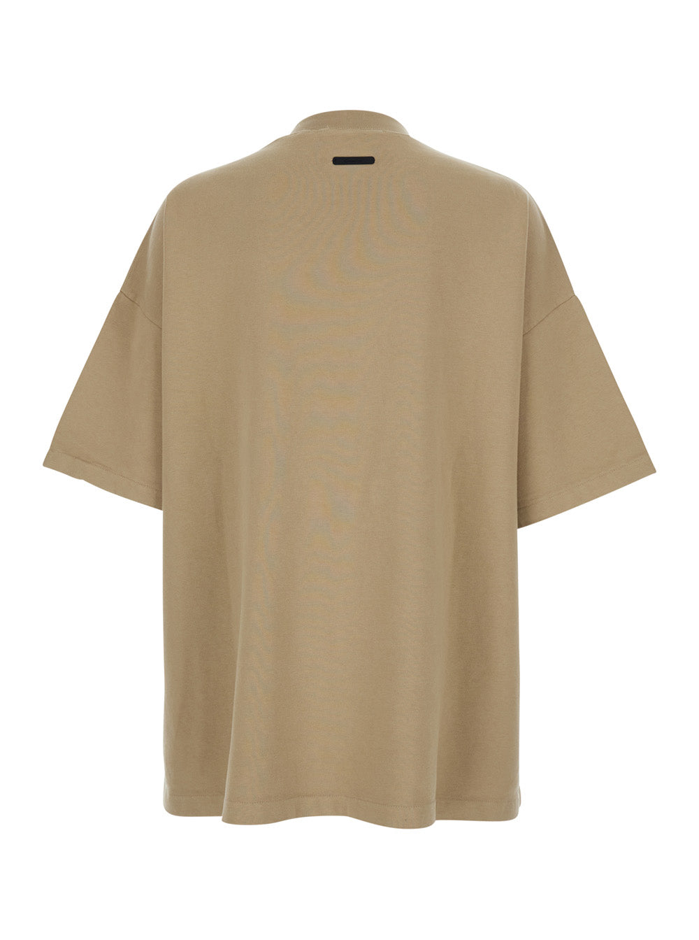 TRAINING 90S SHORT SLEEVE TEE ESSENTIALS Beige Cotton Tshirts And Polo Shirts