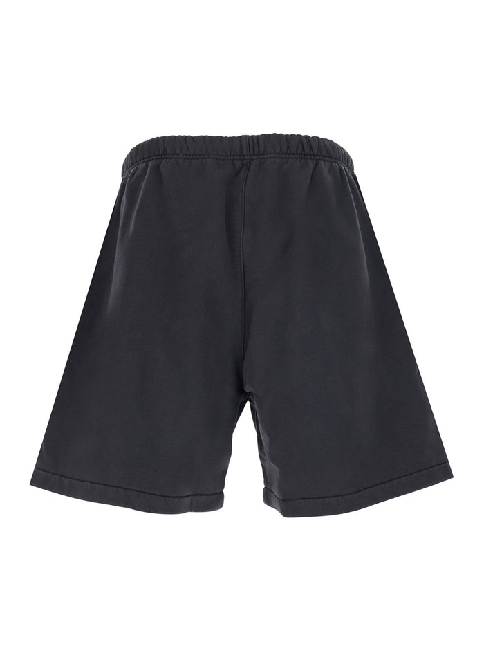 SIGNATURE CLASSIC SHORT ESSENTIALS Black Cotton And Bermuda