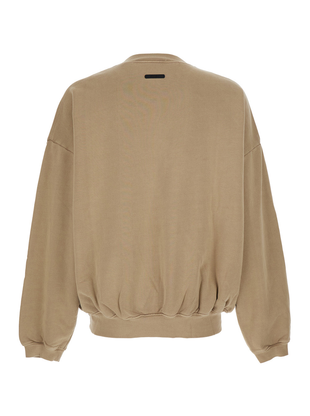 Sweatshirt Training 90s Crewneck Sweatwshirt Essentials Beige With Round Neck And Long Sleeves In Cotton For Men Sweatshirts