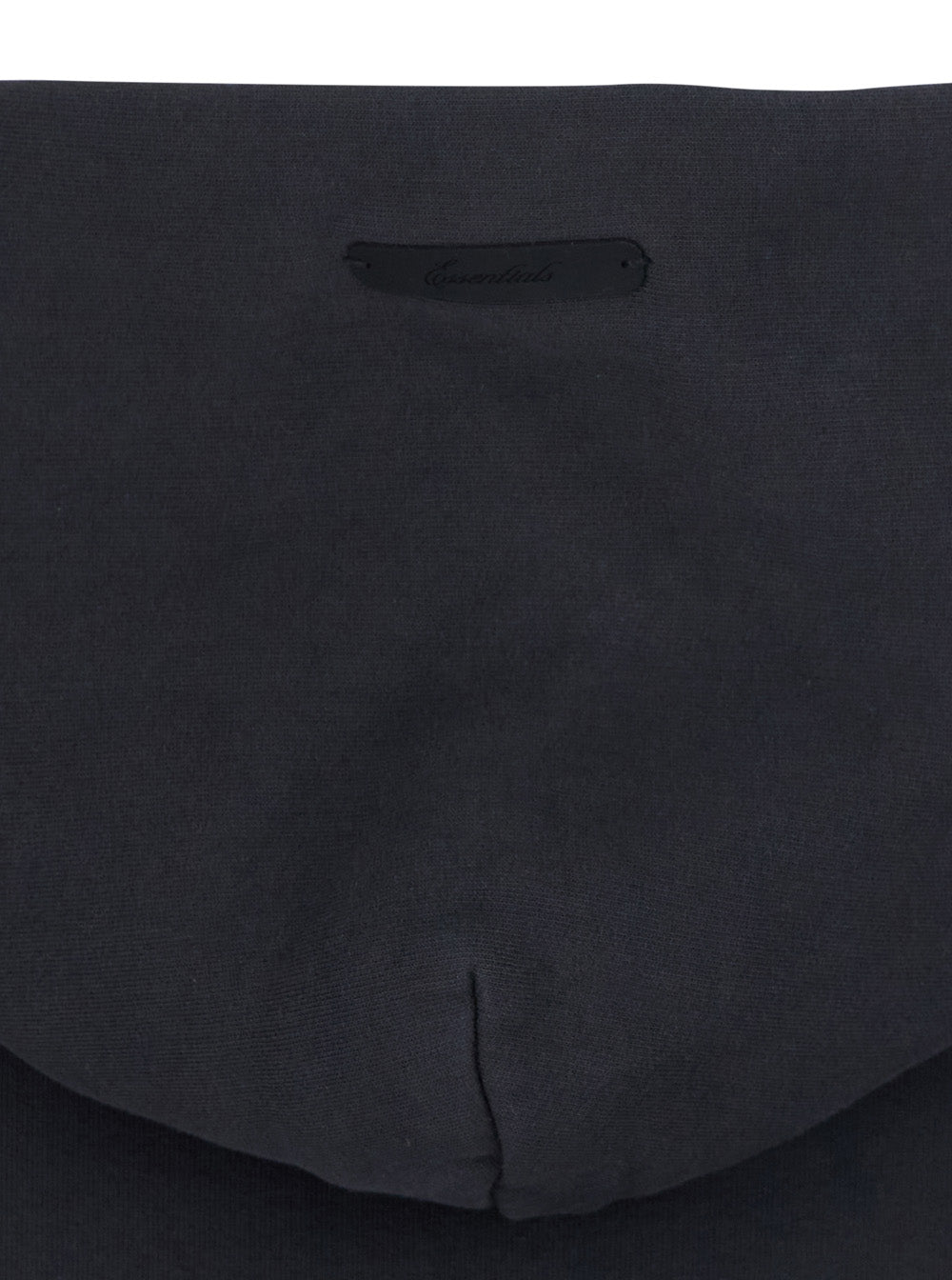 Hoodie Campus 90s Essentials - Black With Kangaroo Pocket And Long Sleeves In Cotton Men Sweatshirts