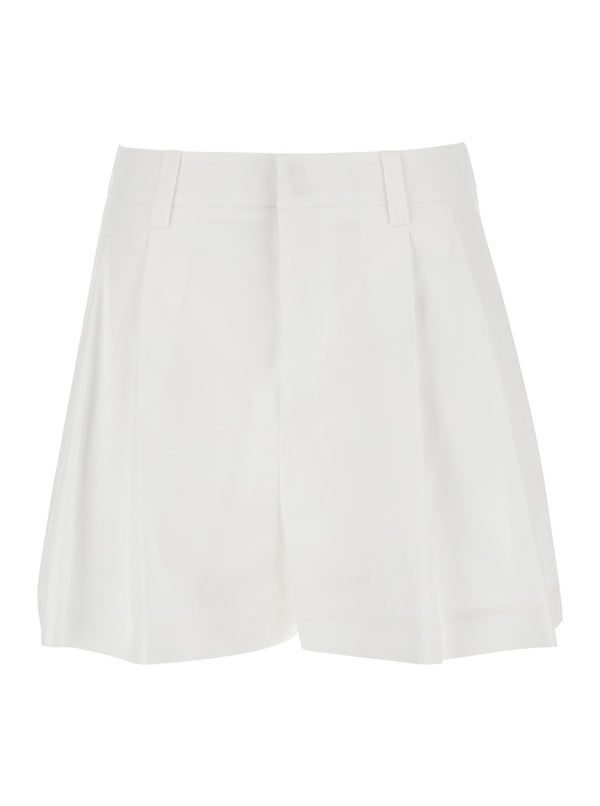Shorts Cotton Popeline White