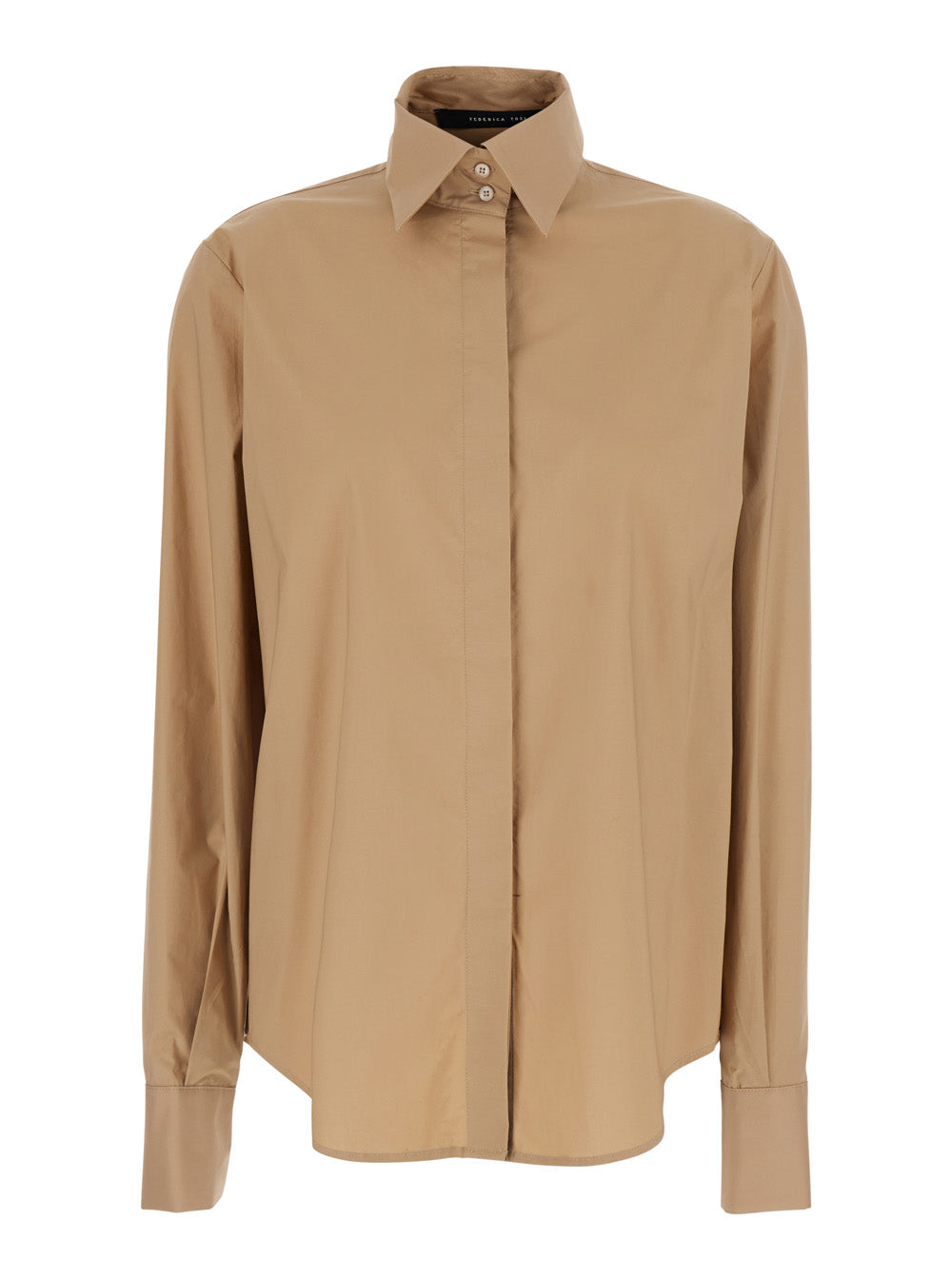 POPELINE SHIRT Beige And Blouses
