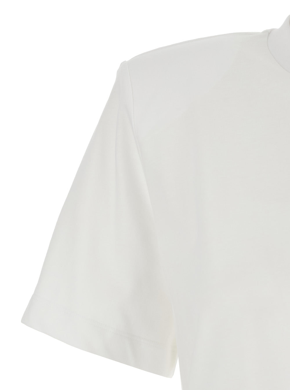 White Cotton Strap Neck T-Shirt for Women Tshirts And Polo Shirts