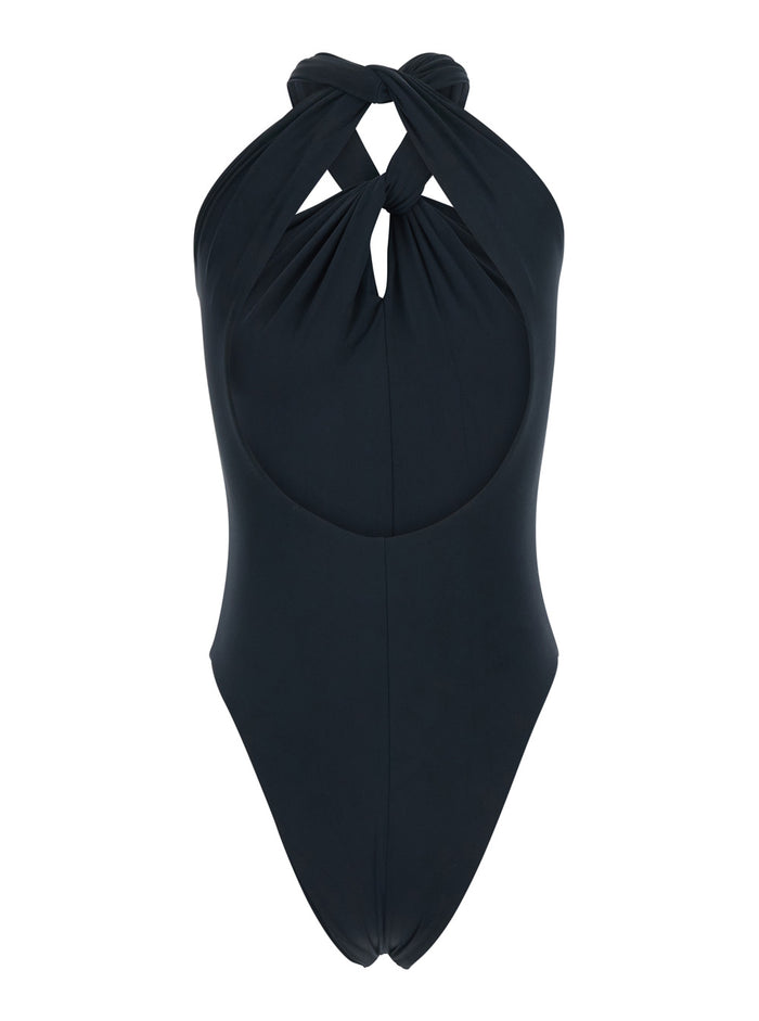 One-Piece Swimsuit One Piece Black With Shaped Details Polyamide Women Elastane Beachwear