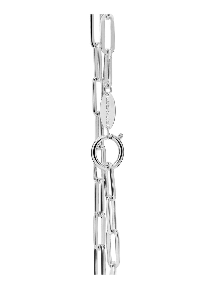 Lace Square Necklace Metallic Necklaces