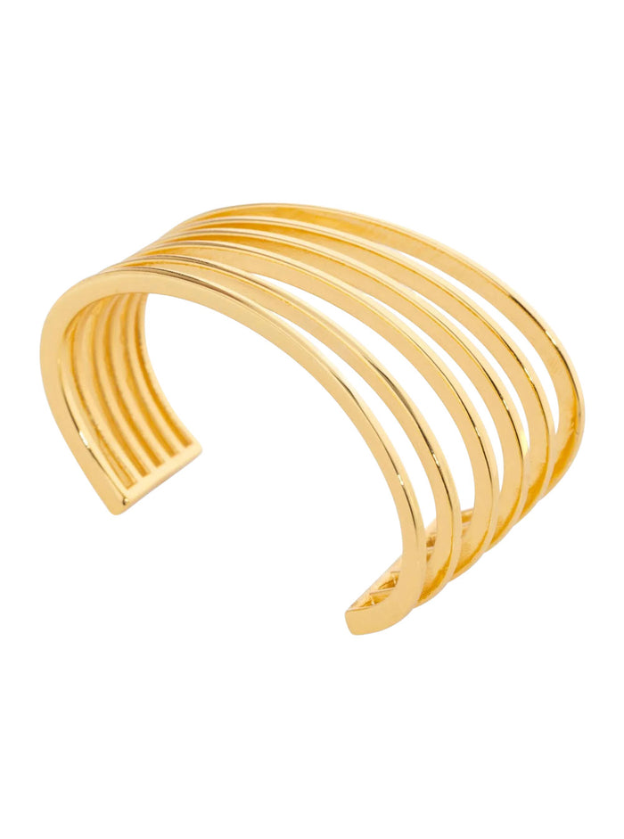 Bracelet La Cage In Gold Metal For Women Metallic