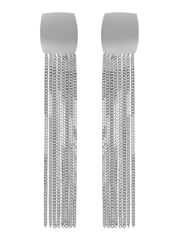 Drop Earrings Julie Long Metallic