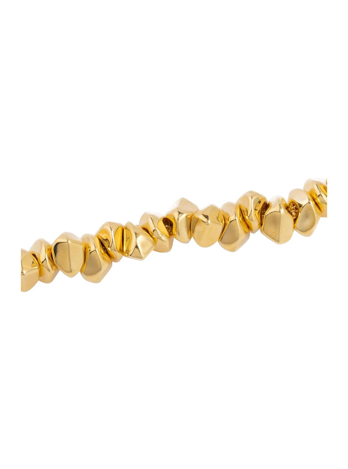 Necklace Lace Small Stone With Elegant Design In Gold Metal For Women Metallic Necklaces