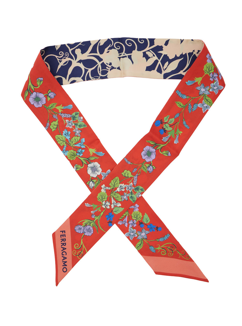 Multicolor Square Pegaso Scarf with All-Over Print and Logo Lettering for Women Silk Hair Accessories