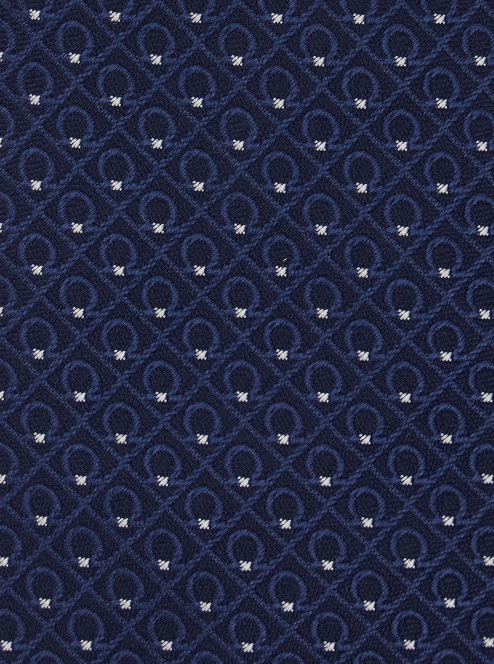Blue Tie with Geometric Motif in Silk for Men Blu Papillon And Ties