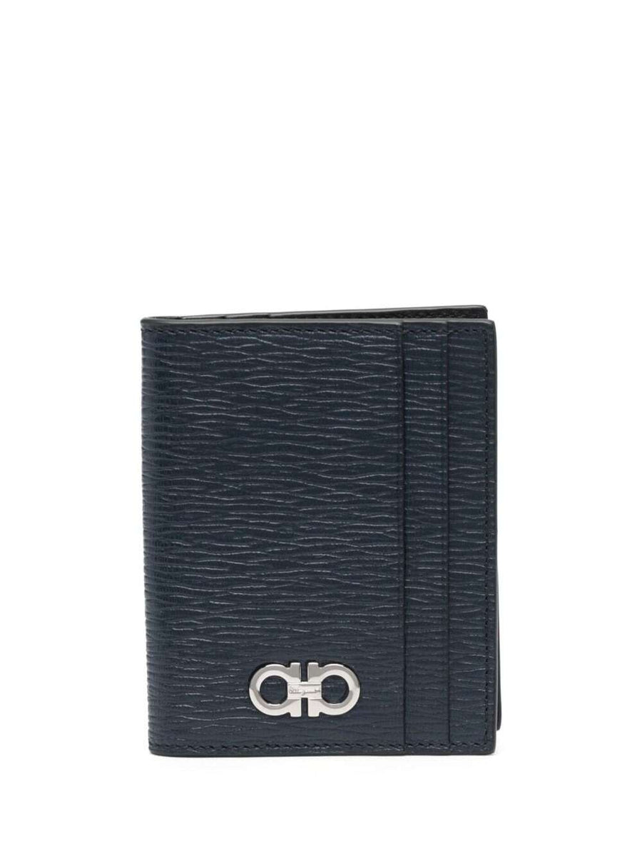 Cardholder, Blue Leather Calf Accessory
