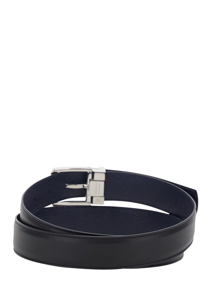 Belt Double-Adjustable With Black Leather Buckle