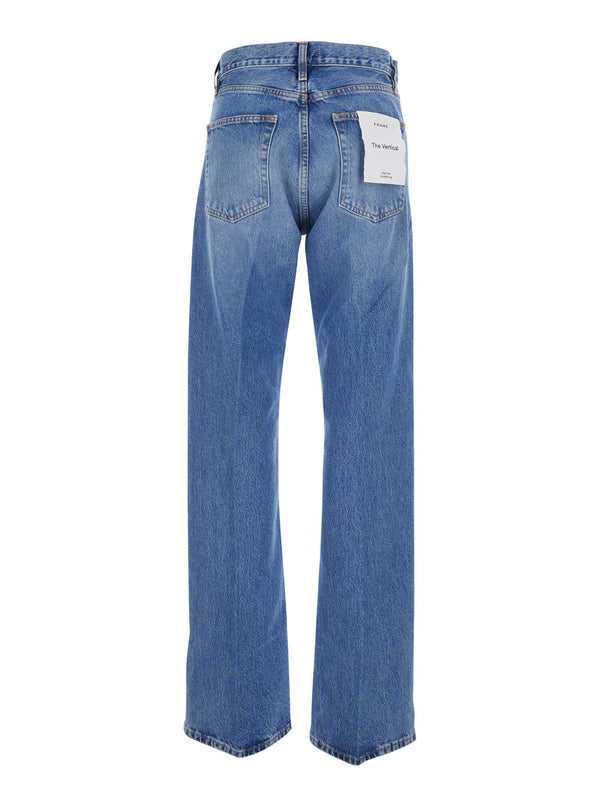 Jeans The Vertical Blue Denim Cotton